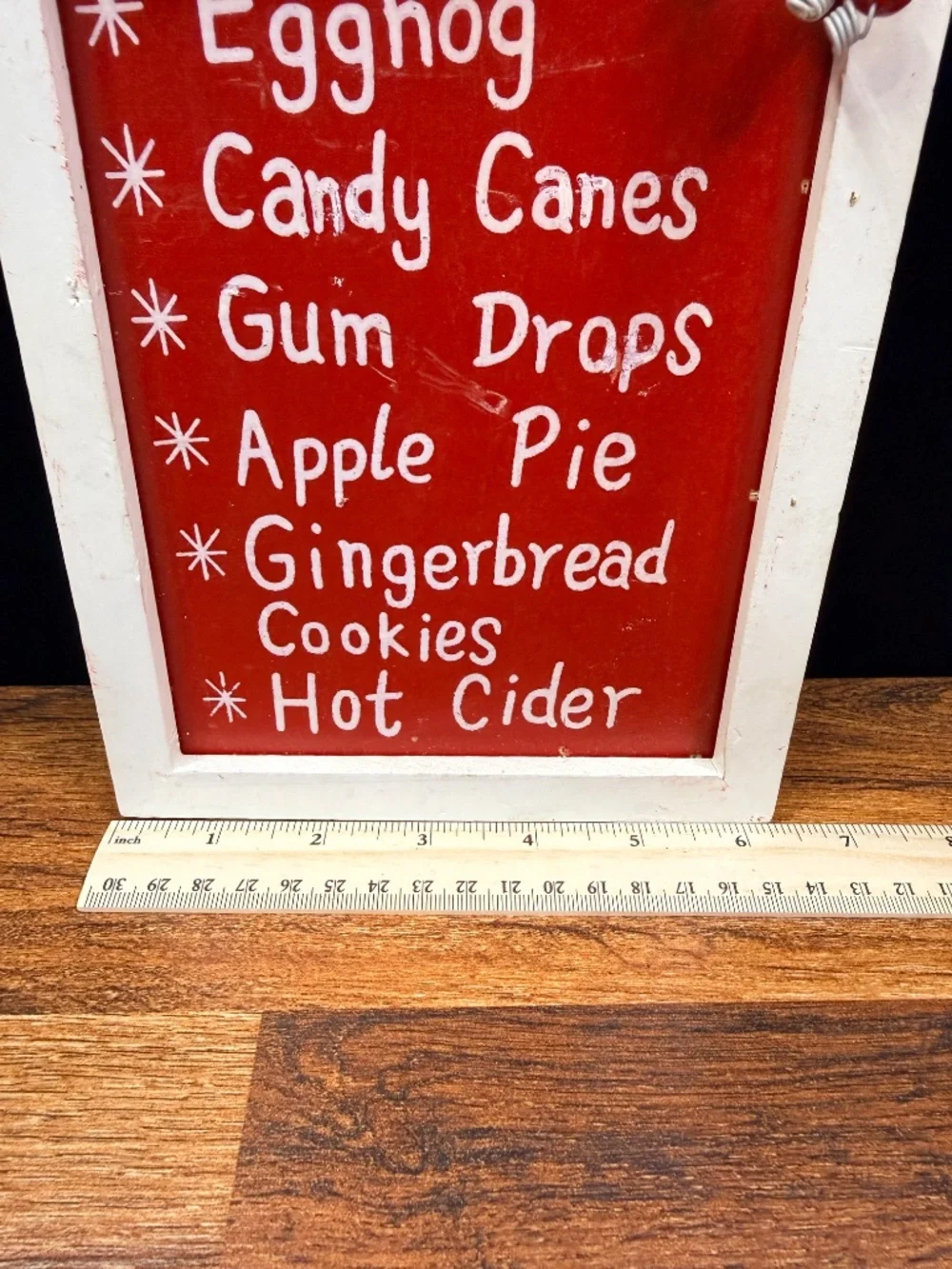 Gingerbread Candle Holders and Gingerbread “Holiday Kitchen” Sign
